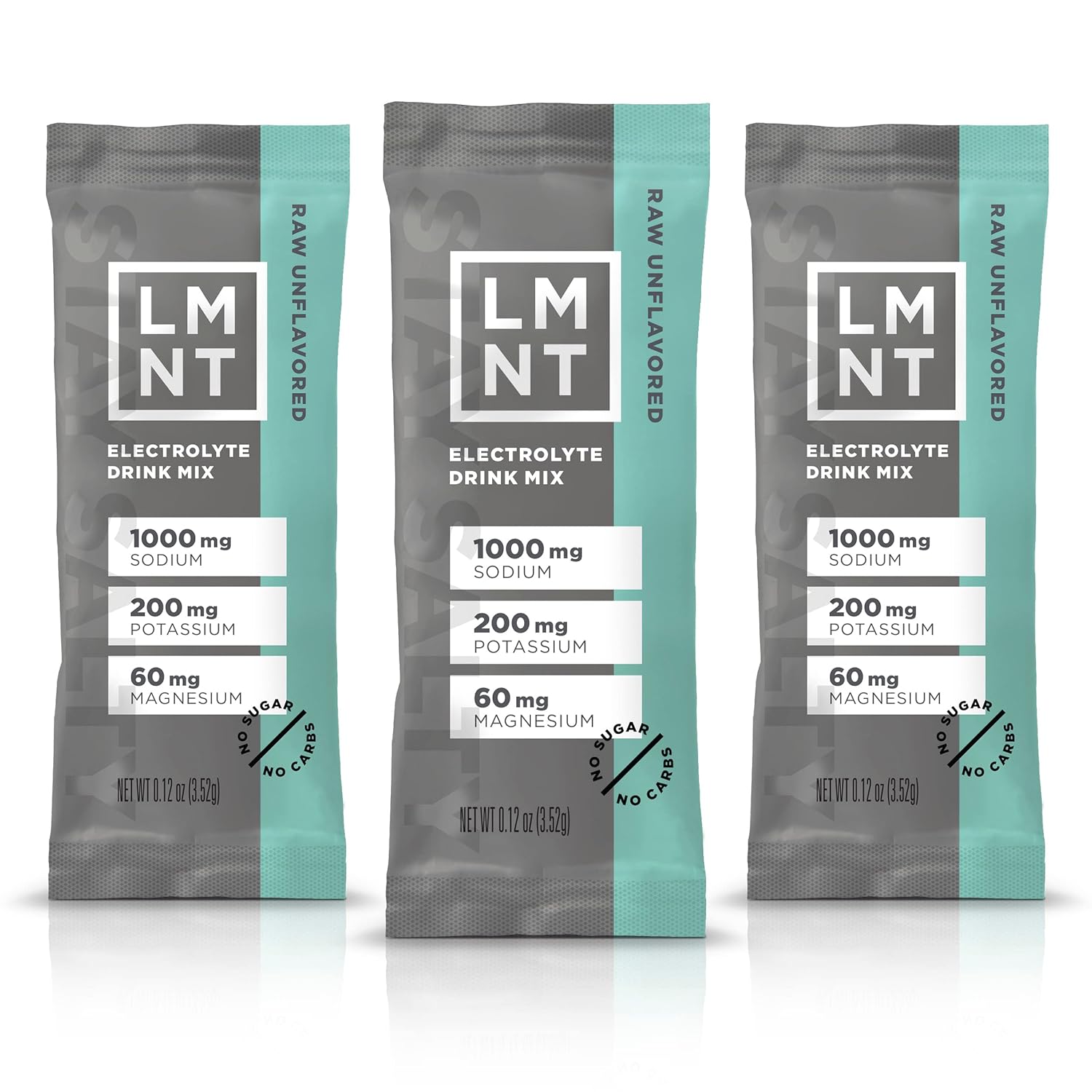 LMNT Keto Electrolyte Powder Packets- Raw Unflavoured