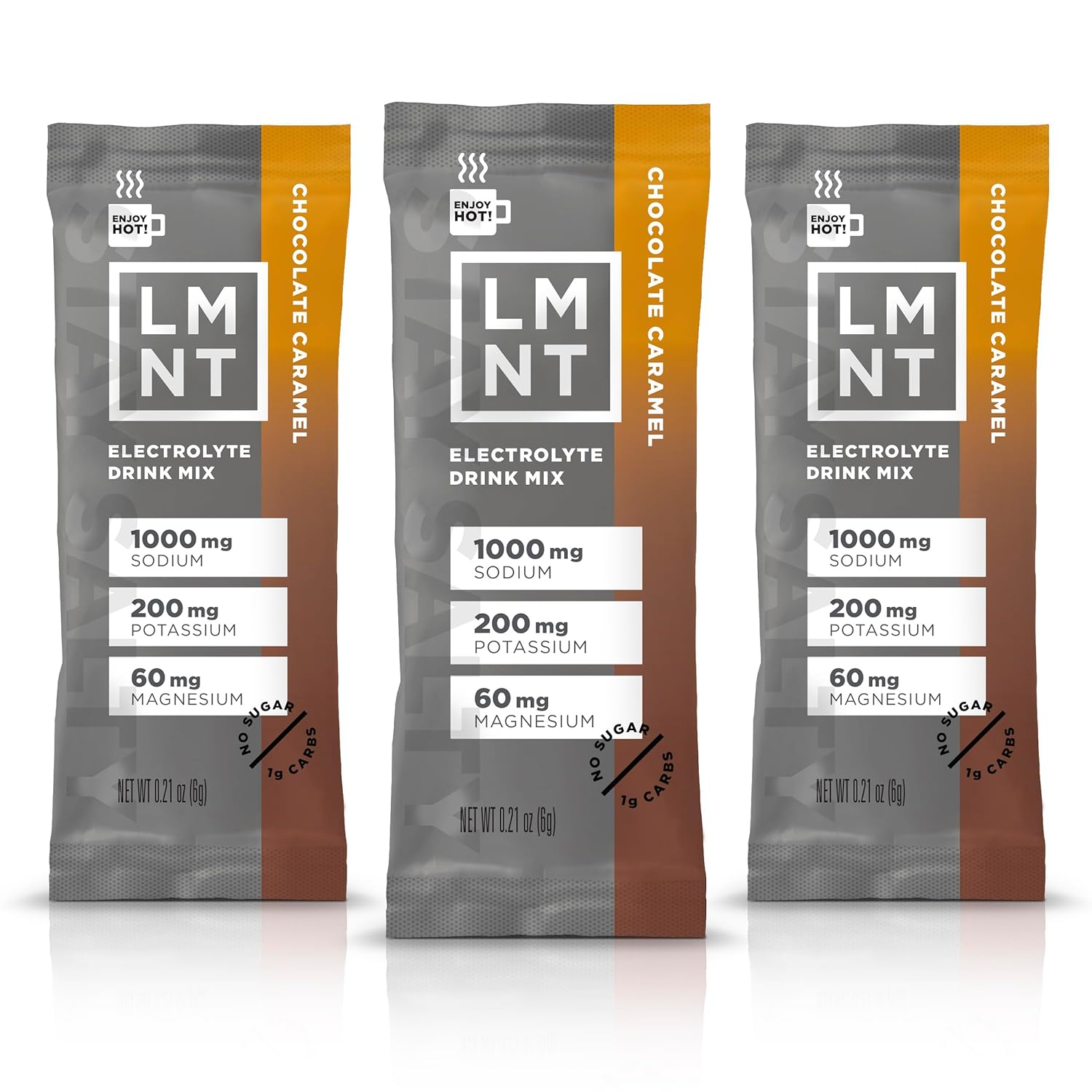 LMNT Zero Sugar Hot Chocolate or Coffee Mixer -Chocolate Caramel